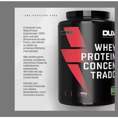 Whey Protein Concentrado Pote 900g Sabor Capuccino