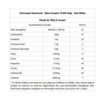 Mass Complex 14.400 3kg Sabor Baunilha