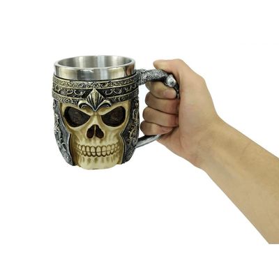 Caneca Inox Caveira Viking Choop Cerveja Festa Mxf16335