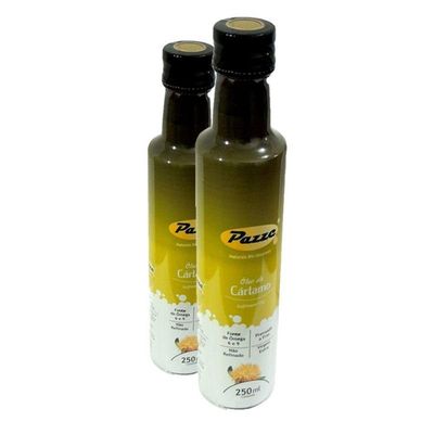Kit 2 Óleo De Cártamo Extra Virgem Pazze 250Ml