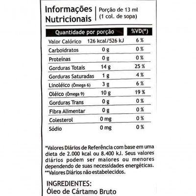 Kit 2 Óleo De Cártamo Extra Virgem Pazze 250Ml