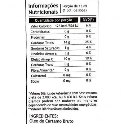 Kit 2 Óleo De Cártamo Extra Virgem Pazze 250Ml
