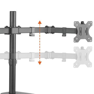 Suporte Para 2 Monitores De 13 A 27 Vesa 75×75 - 100×100