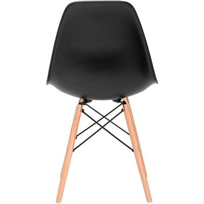 Cadeira Charles Eames Eiffel - Preto Preto
