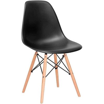 Cadeira Charles Eames Eiffel - Preto Preto