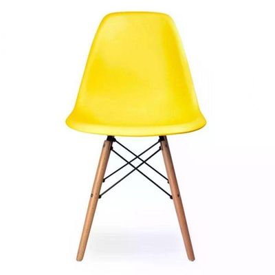 Kit 03 Cadeira Charles Eames Eiffel - Amarelo Amarelo