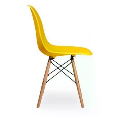 Kit 03 Cadeira Charles Eames Eiffel - Amarelo Amarelo