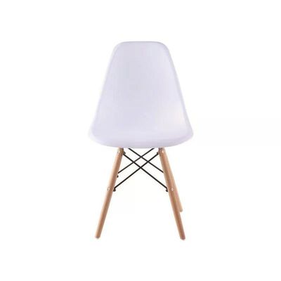 Kit 02 Cadeira Charles Eames Eiffel - Branco Branco