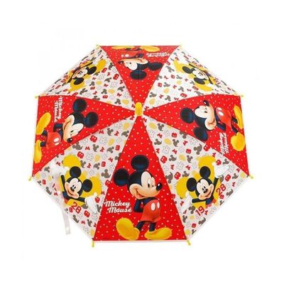 Guarda Chuva Infantil Vermelho Amarelo Mickey Disney