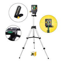 Kit Mini Nível Laser 20m Com Tripé 2 Linhas E Bateria Recarregável