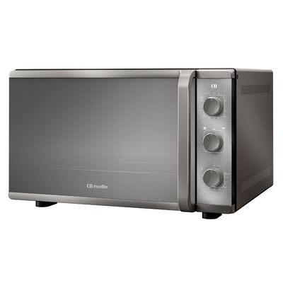 Forno Elétrico De Bancada Mueller Espelhado 50 Litros E 3 Modos De Assar MFB50K Cinza 220V