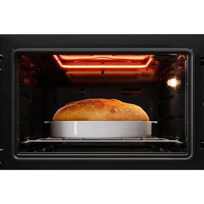 Forno Elétrico De Bancada Mueller Espelhado 50 Litros E 3 Modos De Assar MFB50K Cinza 110V