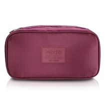 Bolsa Porta Lingerie Estampa Lisa Jacki Design Vermelho Escuro