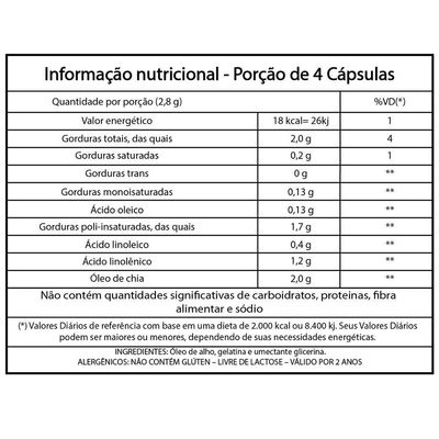 Kit 5 óleo De Chia 120 Cápsulas Unilife