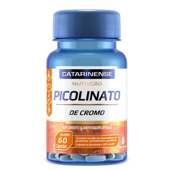 Kit 5 Picolinato De Cromo Catarinense Pharma 60cáps