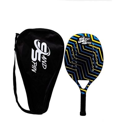 Raquete De Beach Tennis Sand Spin Aloha Azul - Azul
