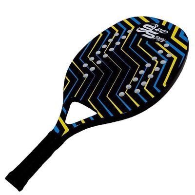 Raquete De Beach Tennis Sand Spin Aloha Azul - Azul