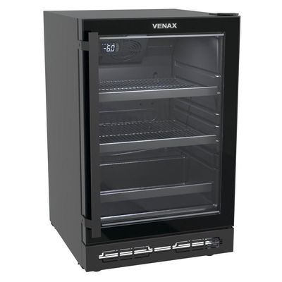 Cervejeira Venax Top Light In 100 82L Com Opção De Embutir 34 Garrafas Preto Fosco 127V