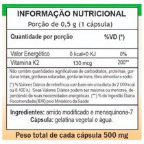 Vitamina K2 Menaquinona-7 Unilife 120 Cápsulas
