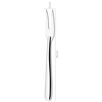 Kit 10 Garfos Trinchante para Churrasco 24,5cm Inox Churrascaria Utensílio Gourmet Restaurante