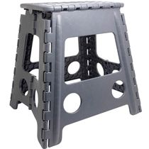 Banqueta Banquinho Banco de Plástico 150kg Dobrável 39cm Alto Leve Moto Portátil Camping Pesca Lyor