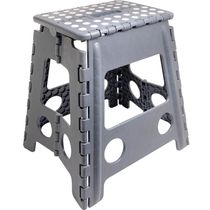 Banqueta Banquinho Banco de Plástico 150kg Dobrável 39cm Alto Leve Moto Portátil Camping Pesca Lyor