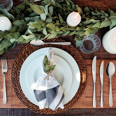 24 Pratos Sobremesa Porcelana Branco 21cm Tramontina Maria Augusta Restaurante