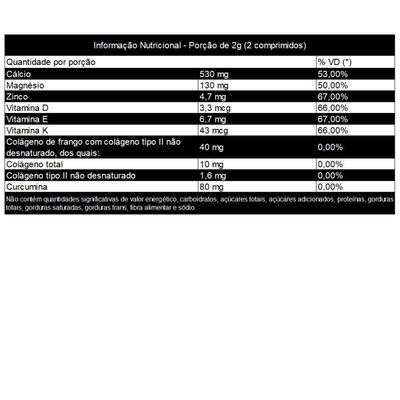 Colágeno Tipo 2, Cálcio E Cúrcuma Conduflex 60 Comprimidos 1000mg Muwiz