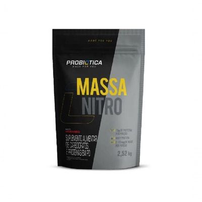 Massa Nitro No2 Refil 2,52kg Sabor Morango