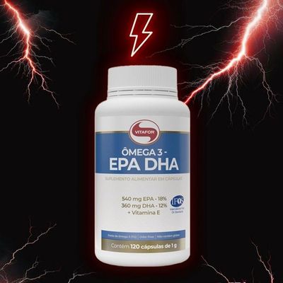 Ômega 3 Epa Dha 1g 120 Caps