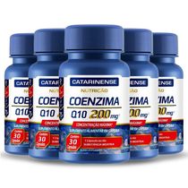 Kit 5 Coenzima Q10 Catarinense 30 Cápsulas