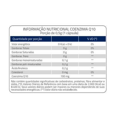 Coenzima Q10 100mg Catarinense 30 Cápsulas