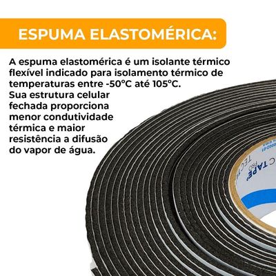 Fita Vedação Elastomerica 45mmx10mt