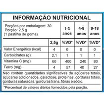 Kit 2 Gummy Kids Ferro + C Unilife 30 Gomas Laranja