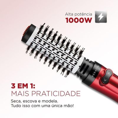 Escova Rotativa Mondial Infinity ER-11-KR Vermelho 220V