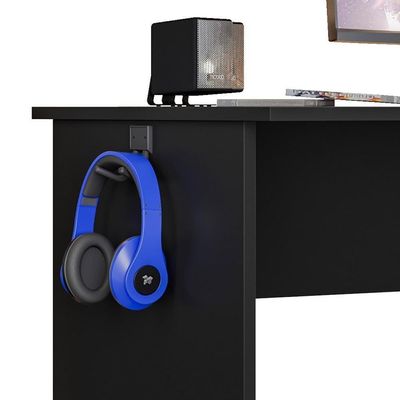 Mesa Para Computador Gamer Slim Preto - Peternella Móveis Preto