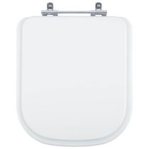 Tampa De Vaso Poliéster Gap Branco Para Bacia Roca 6lpf