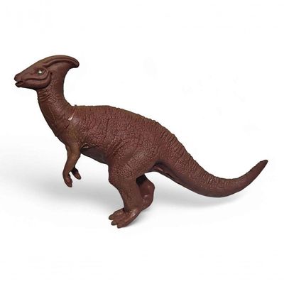 Boneco Vinil Dinossauro Brinquedo Realista Parasaurolophus