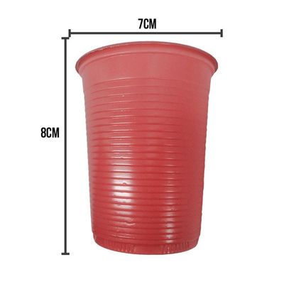 Copo Descartável Vermelho De Festa 200ml - 50 Unidades