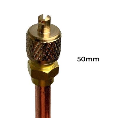 Válvula Schraeder 1-4 Para Refrigeração 50mm 20 Unidades