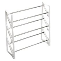 Sapateira Multifuncional 2 Em 1 – Rack Estante Expansível P/ 9 A 18 Pares De Tênis E Salto Alto!