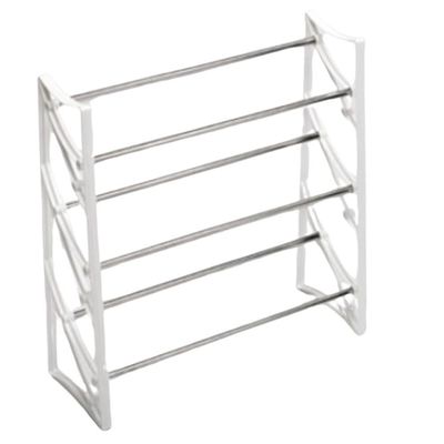 Sapateira Multifuncional 2 Em 1 – Rack Estante Expansível P/ 9 A 18 Pares De Tênis E Salto Alto!