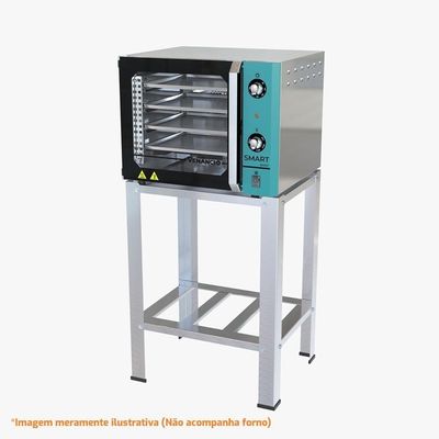 Mesa Bancada Em Aço Inox Cavalete De Apoio Para Forno Fcsb Profissional - Venâncio 57430