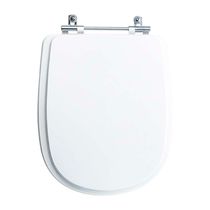 Assento Sanitário Tampa De Vaso Branco Resina Poliester Paris Para Bacia Ideal Standard