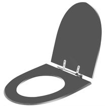Assento Sanitário Studio Ambar (cinza Escuro) Para Vaso Incepa