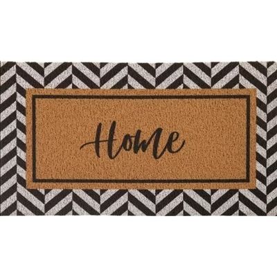 Tapete Capacho Vinil Home Moldura 75x40 Home Kapazi