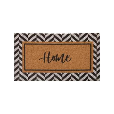Tapete Capacho Vinil Home Moldura 75x40 Home Kapazi