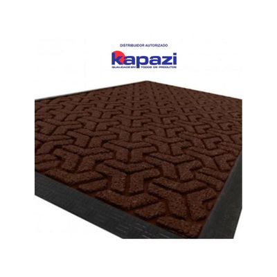 Tapete Capacho Waterkap Residencial 45cm X 75 Marron Kapazi