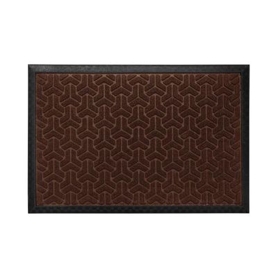 Tapete Capacho Waterkap Residencial 45cm X 75 Marron Kapazi