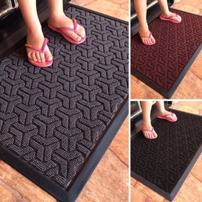 Tapete Capacho Waterkap Residencial 45cm X 75 Marron Kapazi